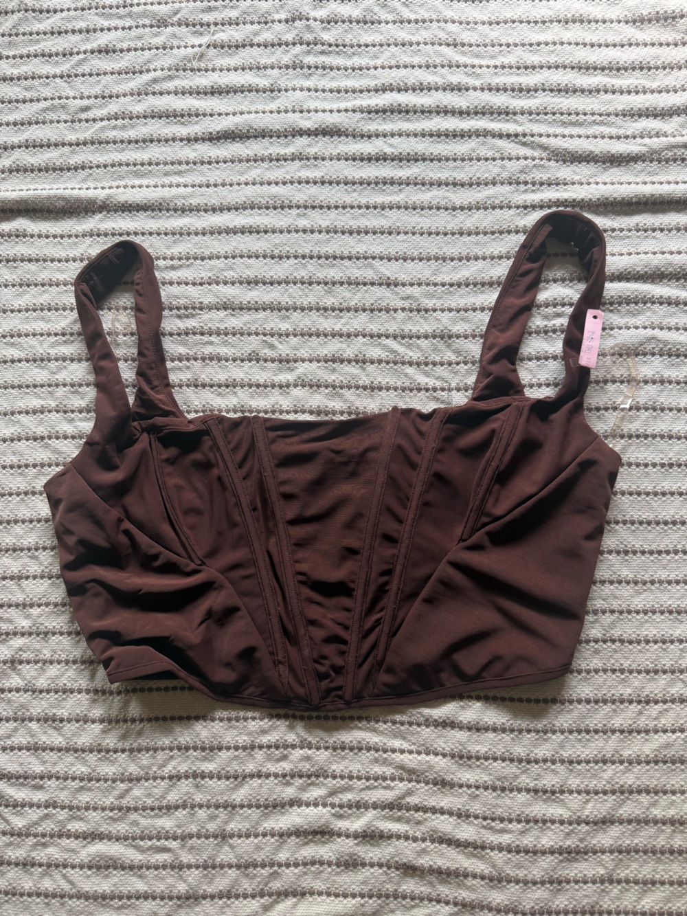 House of CB Chocolate Brown Structured Corset